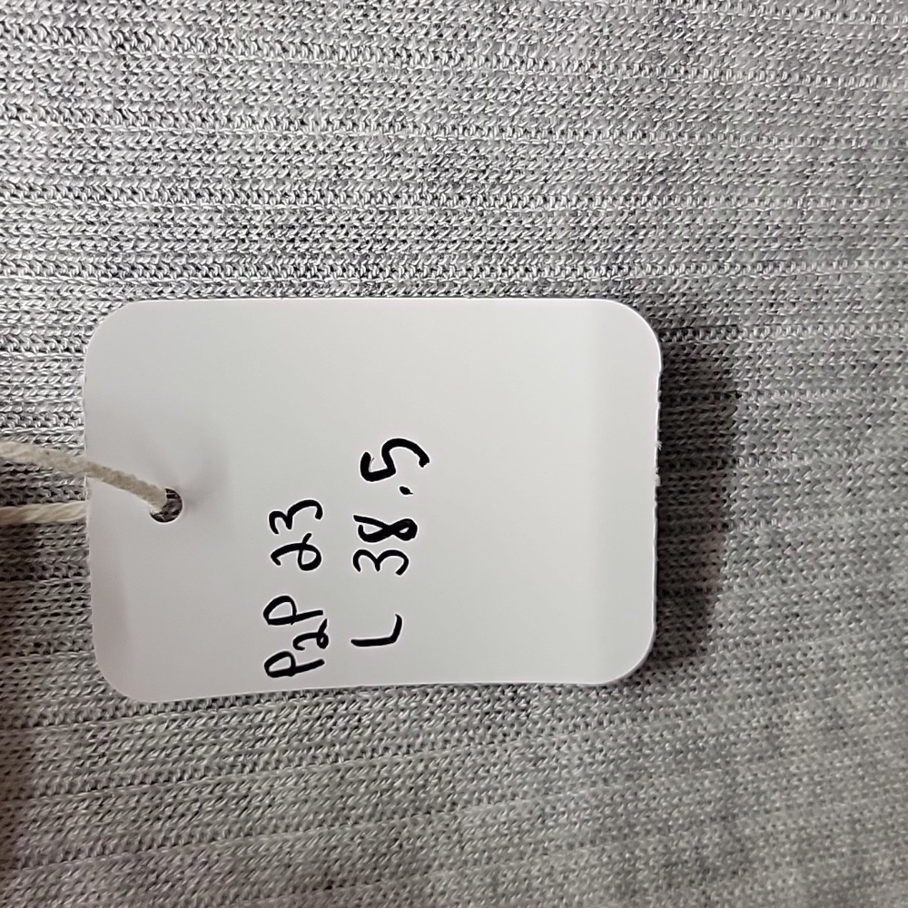 Gray Loft Size Small Ribbed Cardigan - Picture 6 of 6